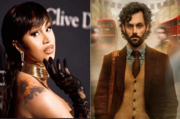 Cardi B reacts after her song is featured in 'You' Season 4