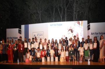 Indian Artists shine bright at the Inaugural Exhibition of ‘Art For Hope 2023’