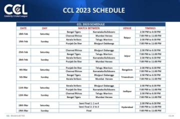 Celebrity Cricket League to bring the best of sports, entertainment from Feb 18