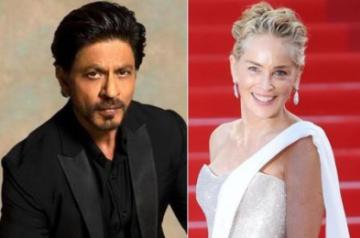 SRK says he is 'gorgeous' Sharon Stone's 'biggest fan'