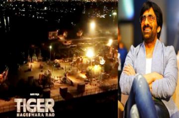 Tollywood star Ravi Teja kickstarts final schedule for 'Tiger Nageswara Rao'.
