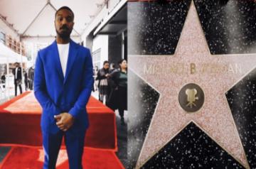 Michael B. Jordan honoured with Hollywood Walk of Fame star