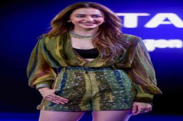 Mumbai : Actress Rakul Preet Singh during the premier of 'Citadel'  in Mumbai on Tuesday, April 04, 2023. (Photo:IANS)