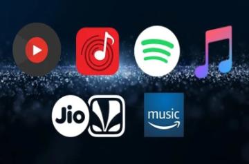 JioSaavn, Gaana, Spotify, Amazon Music
