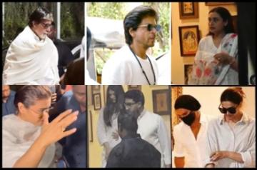 Big B, SRK, Aamir join other Bollywood celebs to grieve Pam Chopra's death.