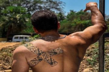 Salman Khan gets injured while working out, says 'Tiger Zakhmi Hai'.(photo:instagram)