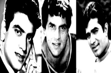 Rajesh Khanna, Jeetendra aur Dharmendra.