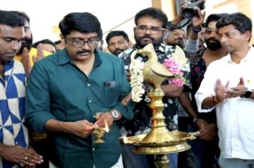Mammootty starts shooting for crime drama 'Bazooka'.