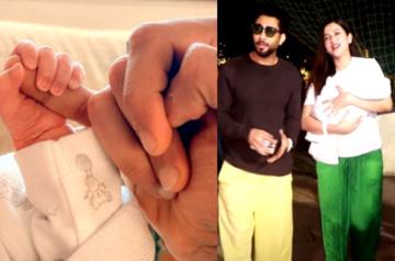 'No energy to be glammed up for my first post as a mother,' says Gauahar Khan.(photo:Instagram)