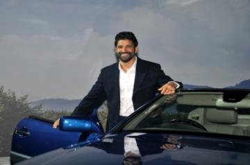 Mumbai: Indian actor Farhan Akhtar at the launch of Mercedes-Amg SL 55 Roadster in Mumbai, Thursday, June 22, 2023. (Photo: Sanjay Tiwari/IANS)