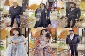 Starry turnout at Krishna Bhatt, Vedant Sarda's wedding reception