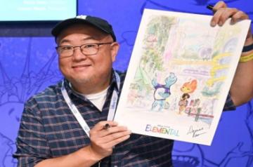 'Elemental' director Peter Sohn says film has 'something for everyone'. (Photo:Disney Promos/Twitter)