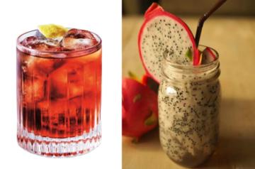 (L-R) Viva La Vida and Dragon Fruit Smash