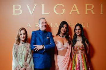 Lucia Silvestri, Jean Christophe Babin, Priyanka Chopra Jonas, and Isha Ambani