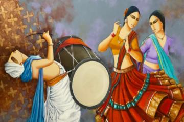 Madmast 60 x45 inches Acrylic on canvas